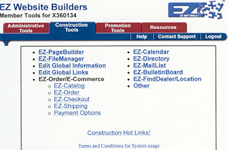 Construction Tools with EZ-Net Tools